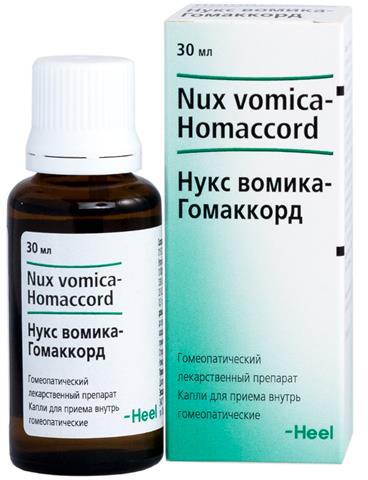 Нукс Вомика-Гомаккорд кап д/внут пр гомеопат 30мл N1 фл ПК